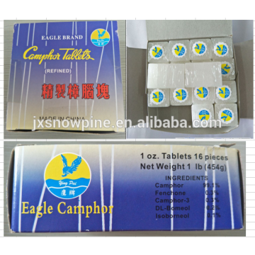 Feature eco-friendly, other Household Chemicals smokeless camphor tablets 454g camphor tablets pure camphor tablets